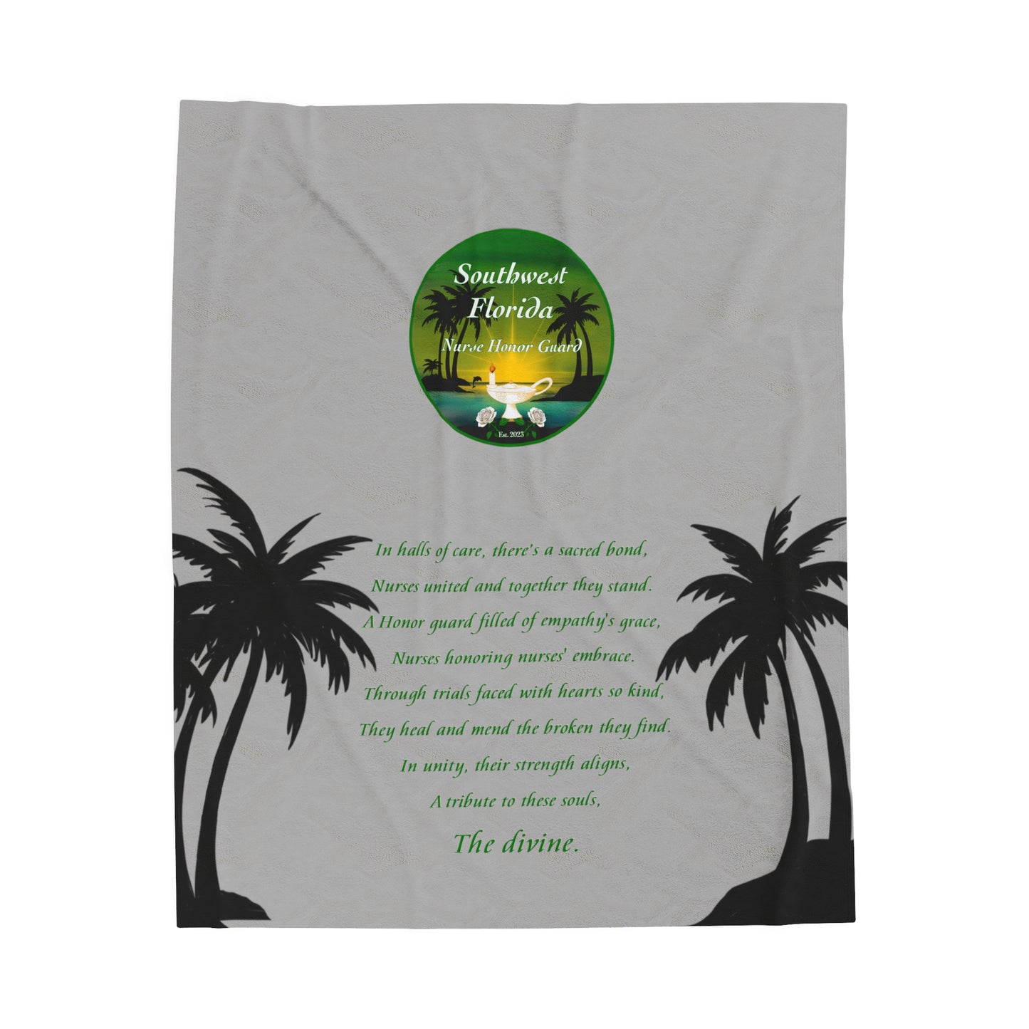 Living Tribute Poem Blanket SWF