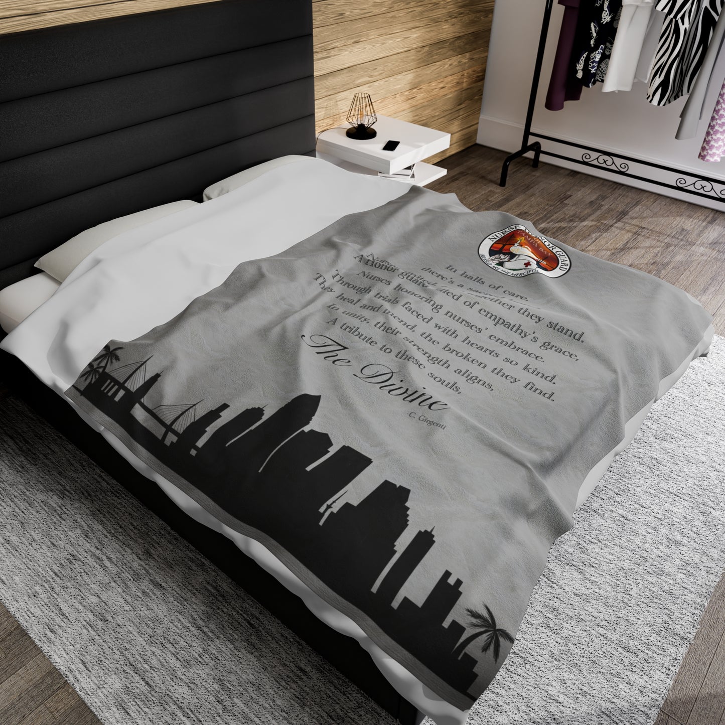 Tribute Poem Blanket Tampa NHG