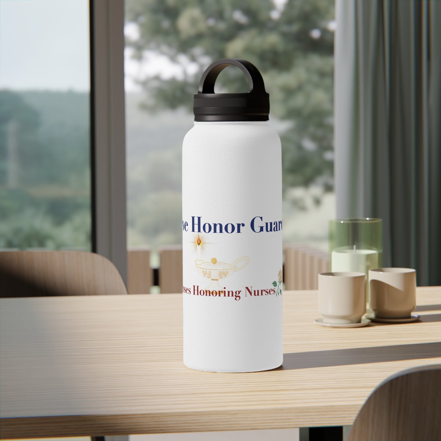 Nurse Honor Guard Water Bottle, Nurse Honoring Nurses