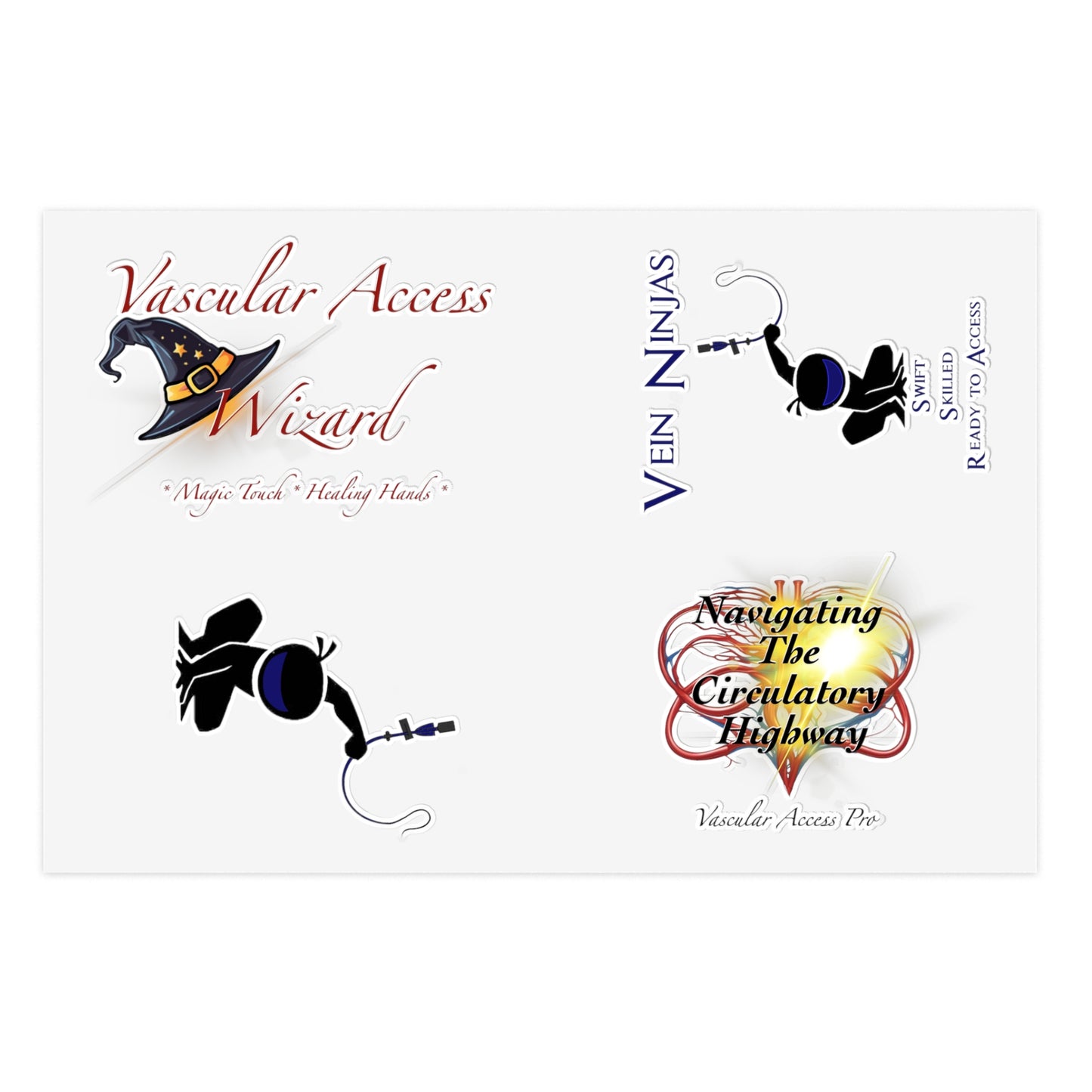 Vascular Access Sticker Sheet