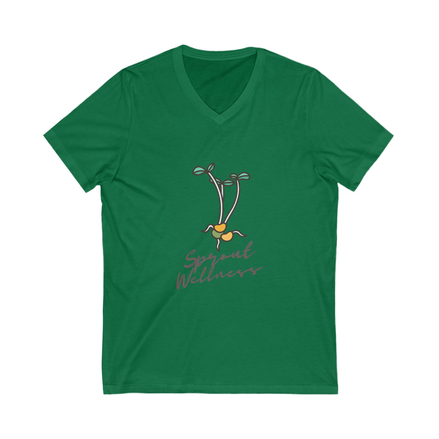 Sprout Wellness V-Neck Tee