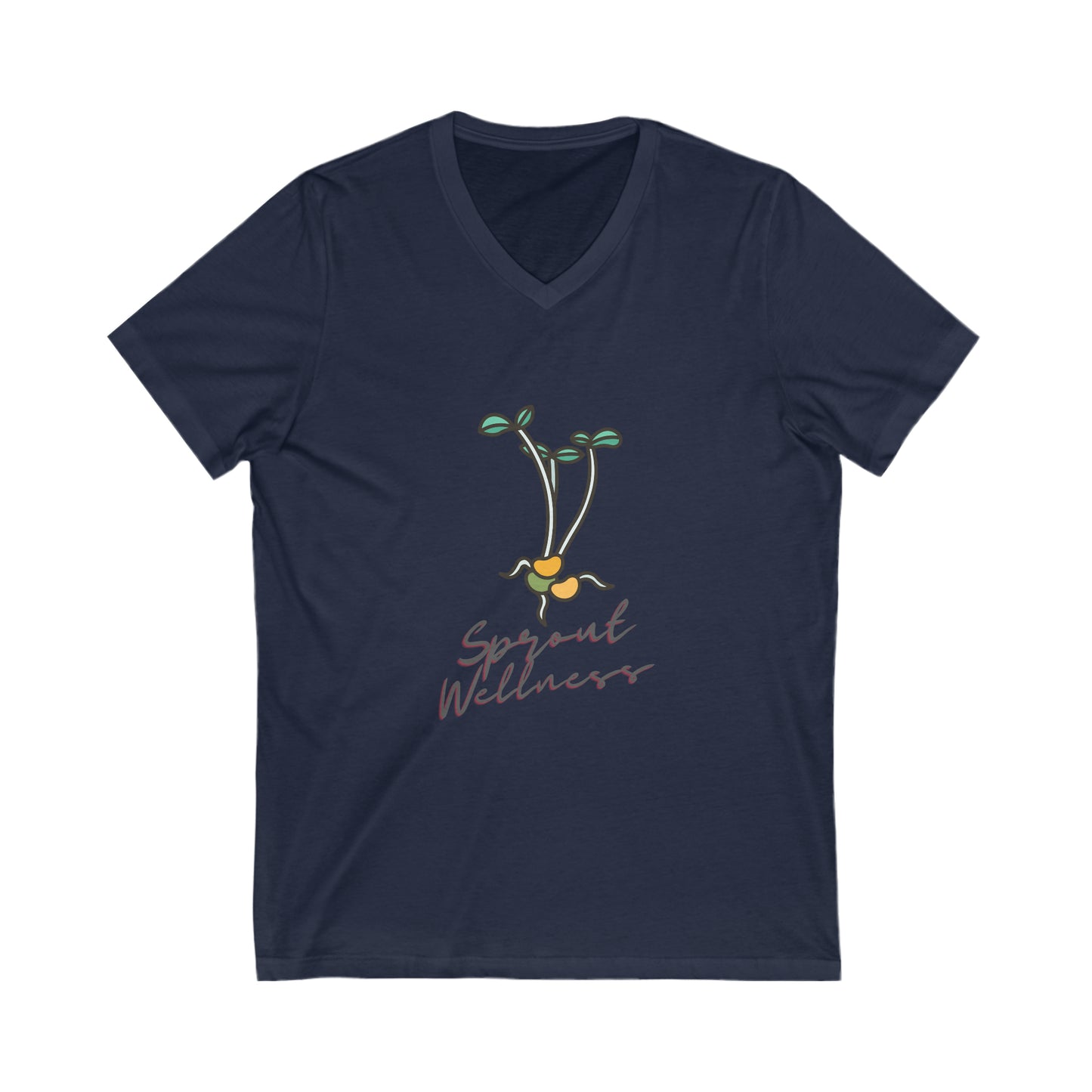 Sprout Wellness V-Neck Tee