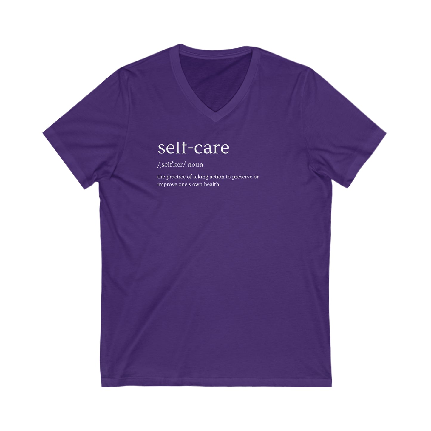 Self-Care V-Neck Tee