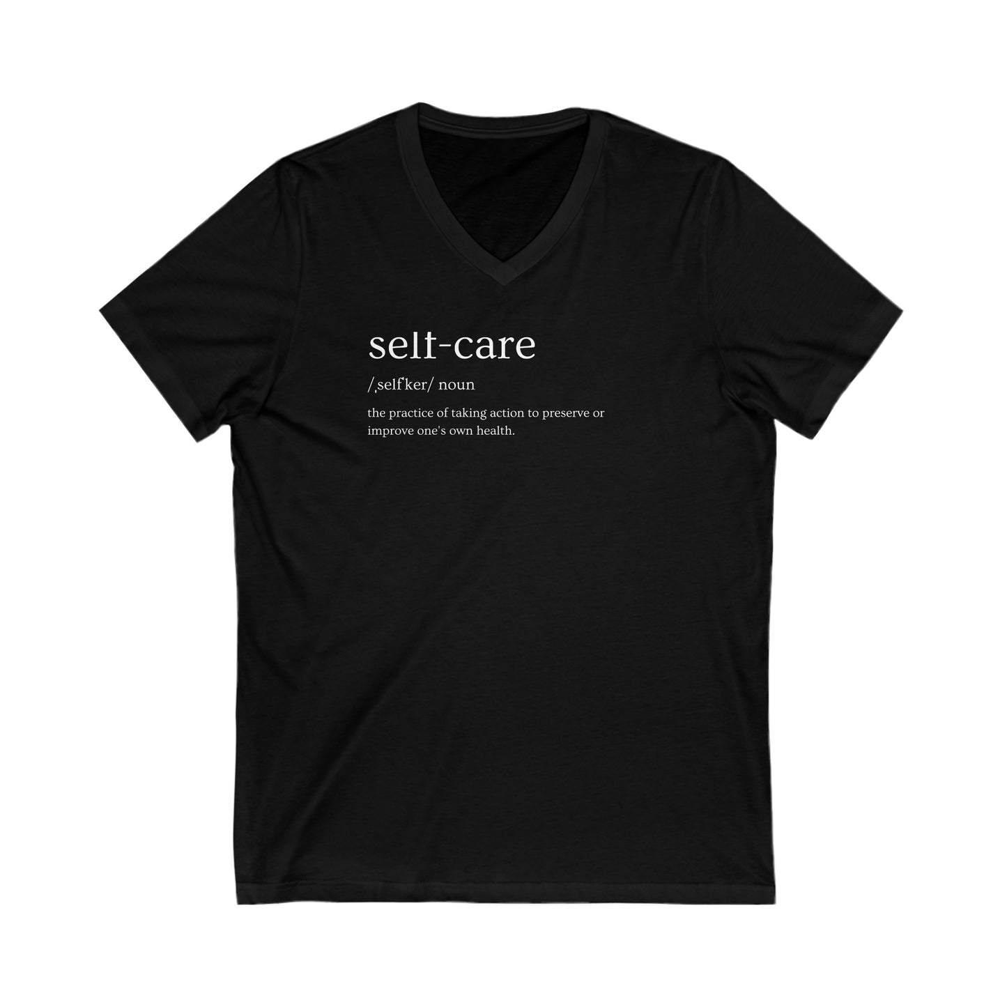 Self-Care V-Neck Tee