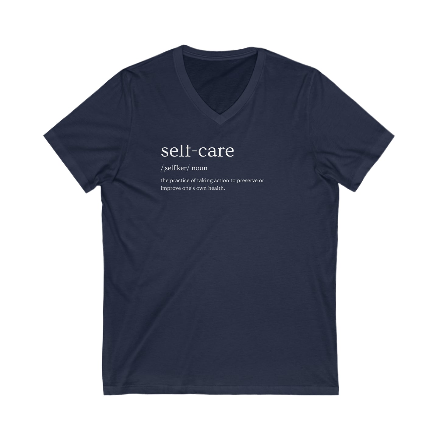Self-Care V-Neck Tee