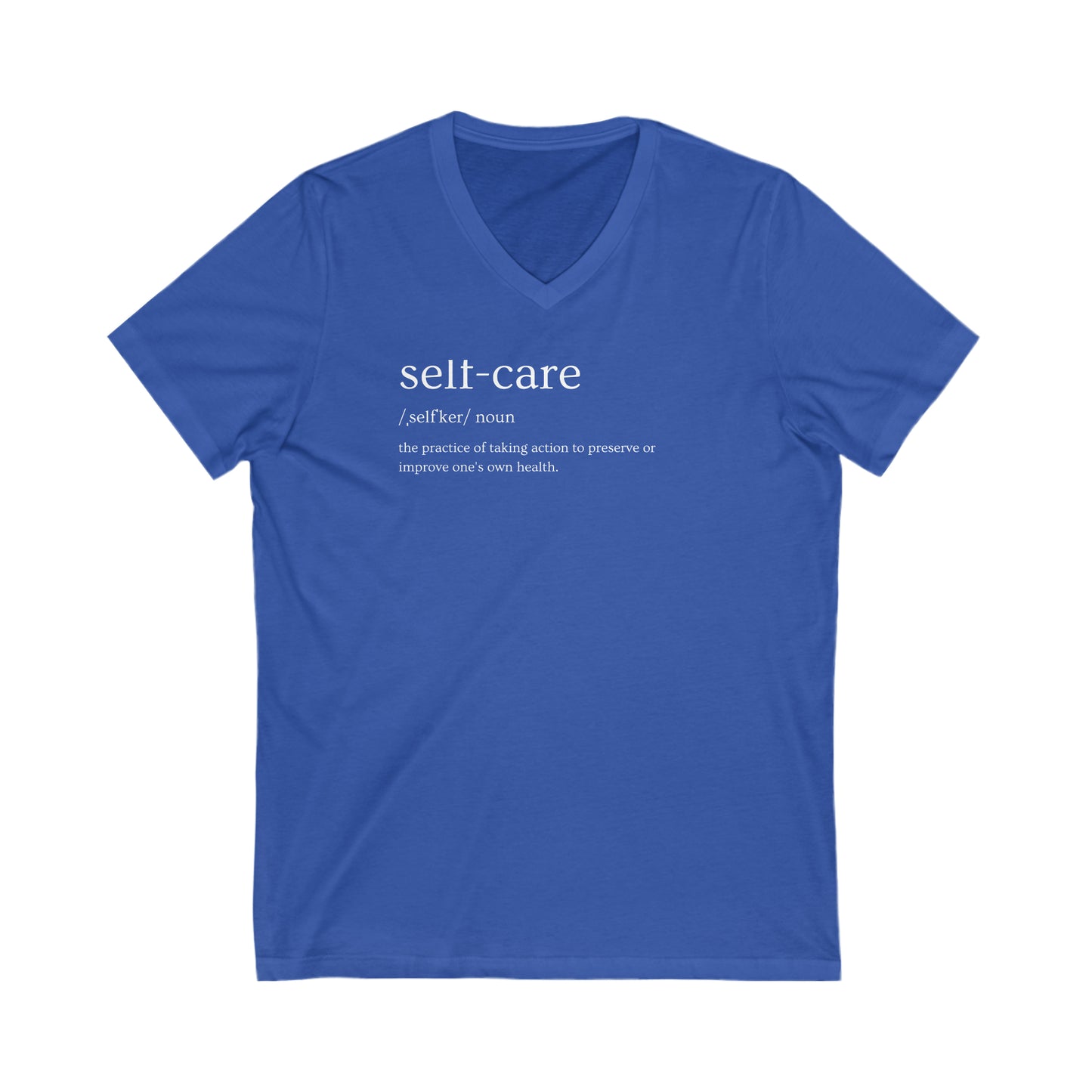 Self-Care V-Neck Tee