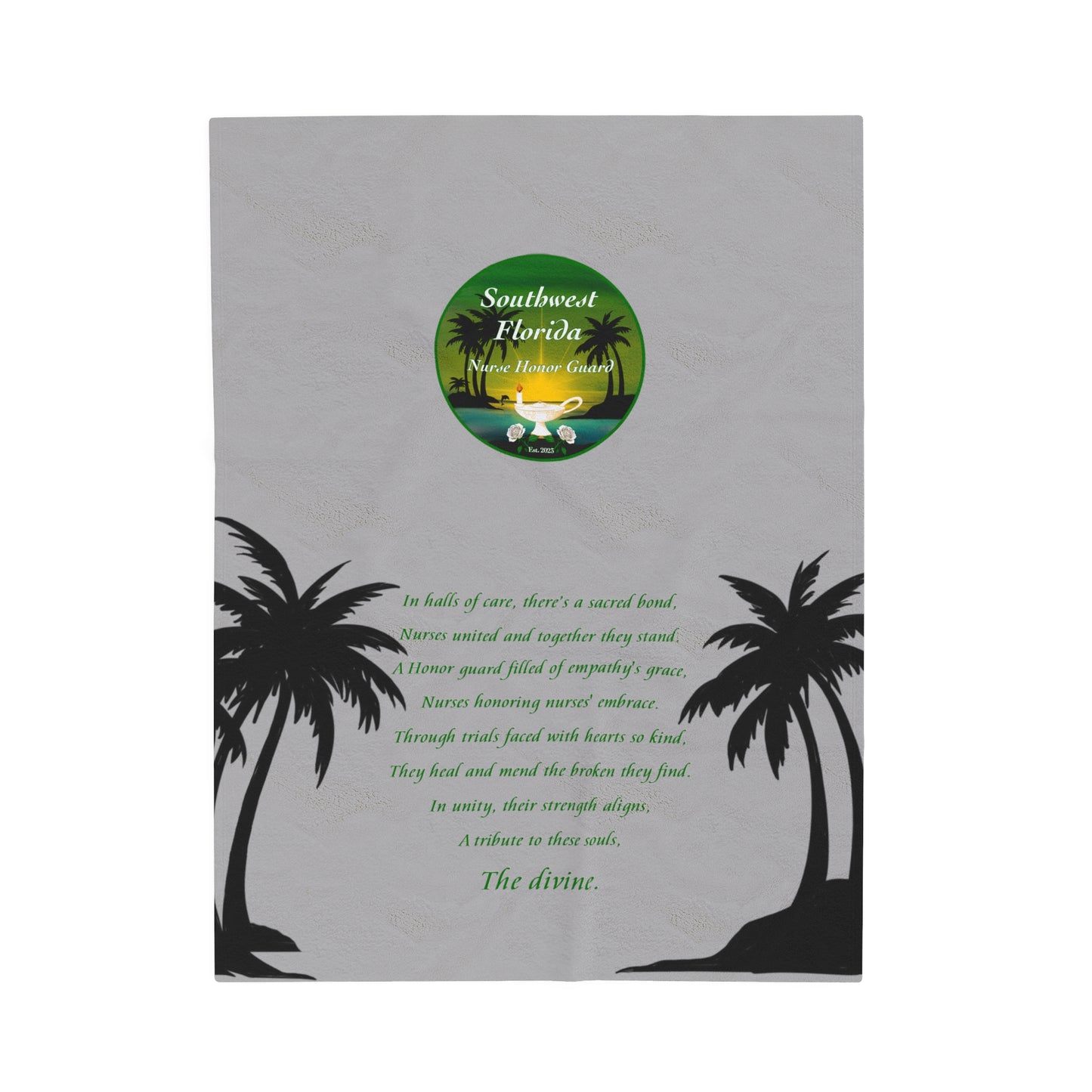 Living Tribute Poem Blanket SWF