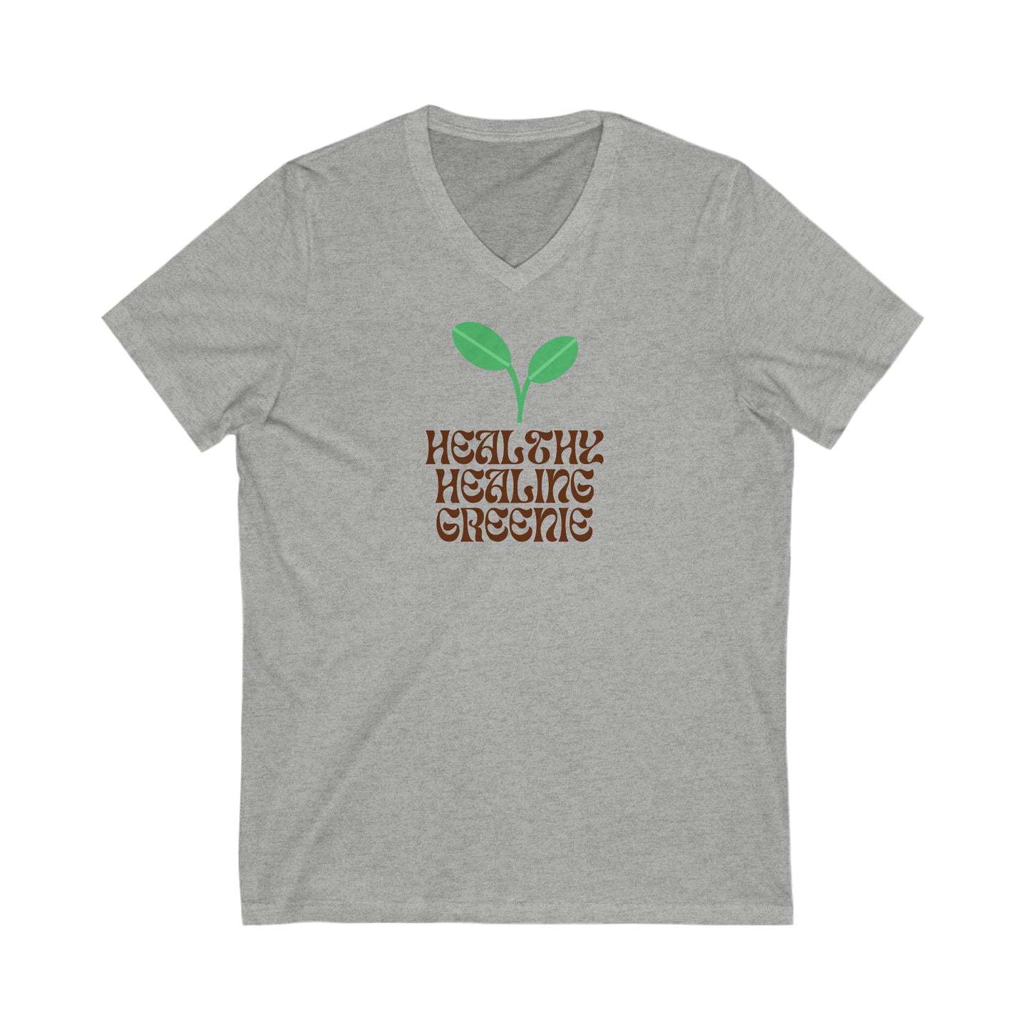 Healthy Healing Greenie V-Neck Tee