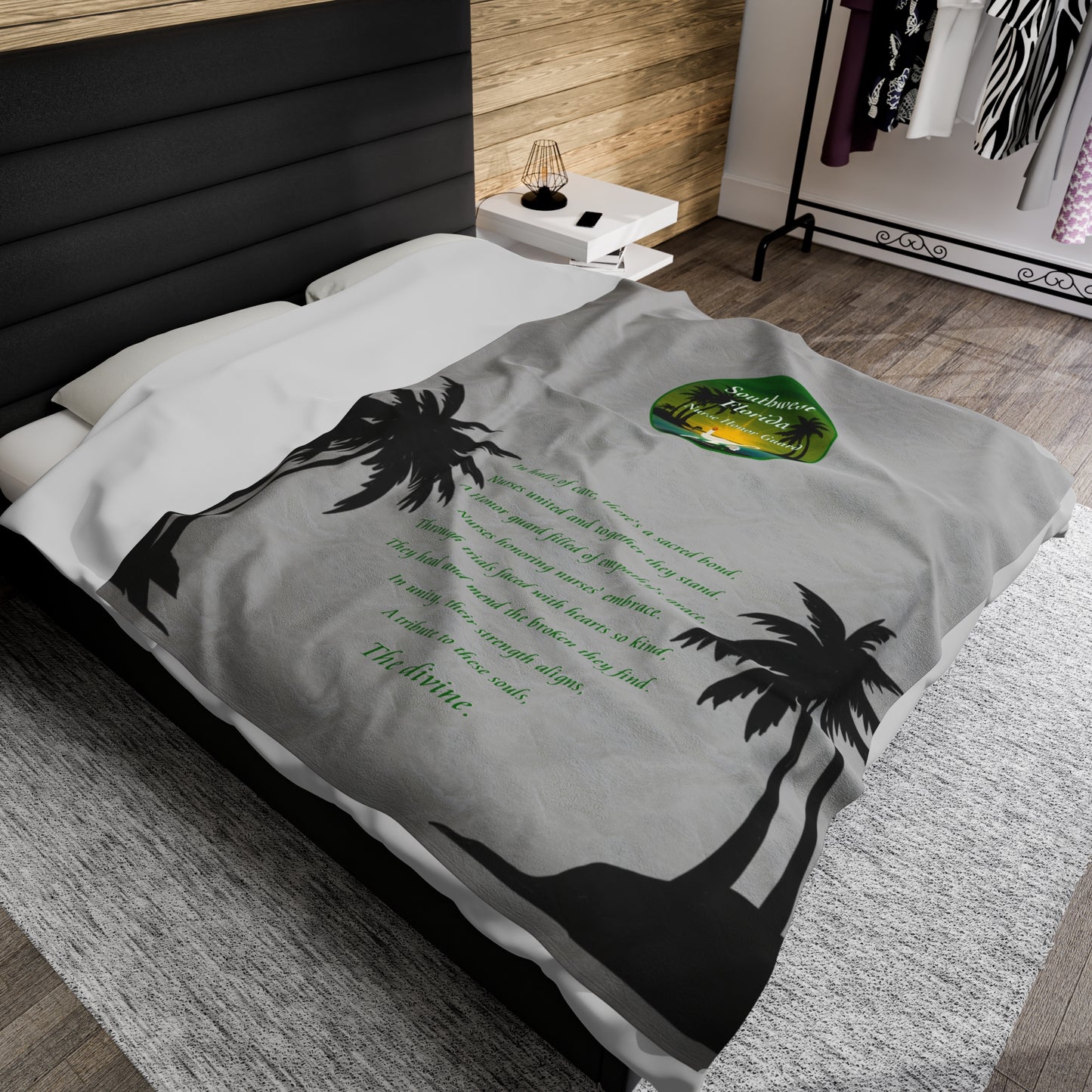 Living Tribute Poem Blanket SWF