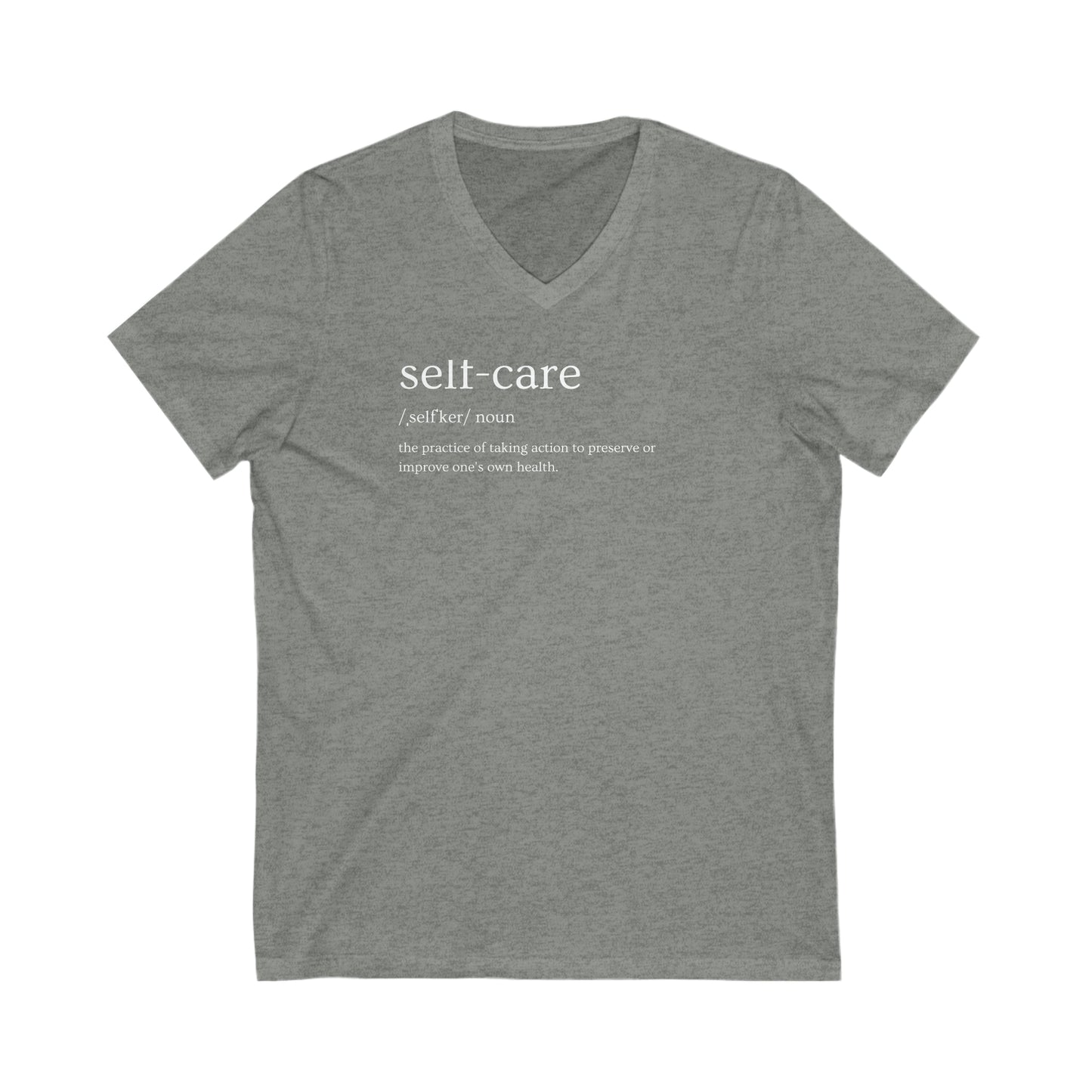 Self-Care V-Neck Tee