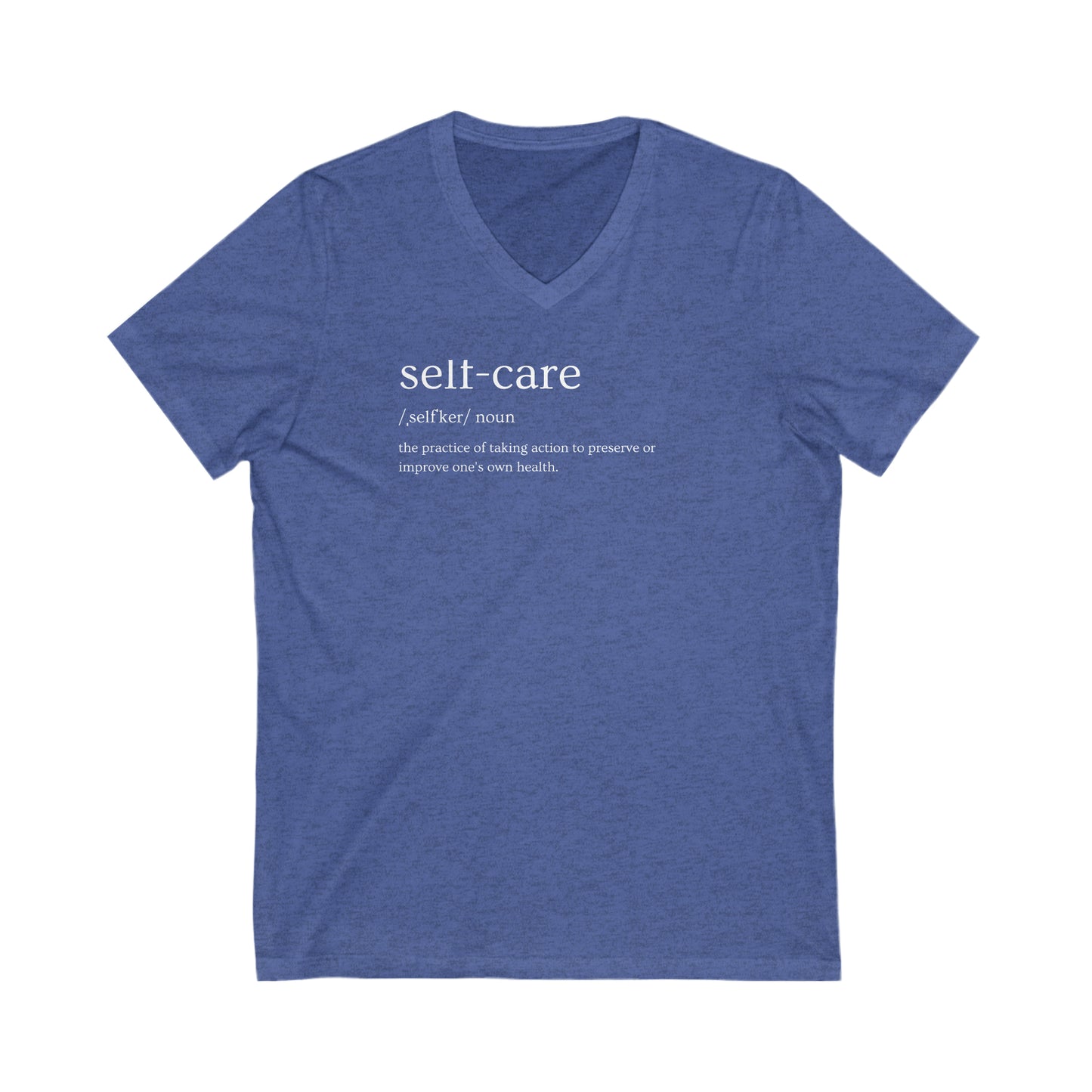Self-Care V-Neck Tee