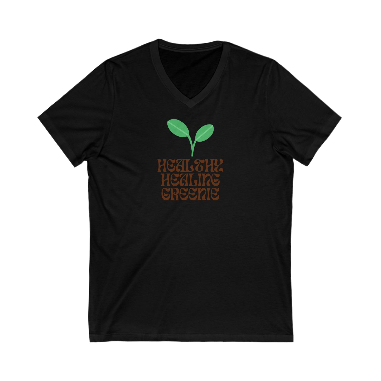 Healthy Healing Greenie V-Neck Tee