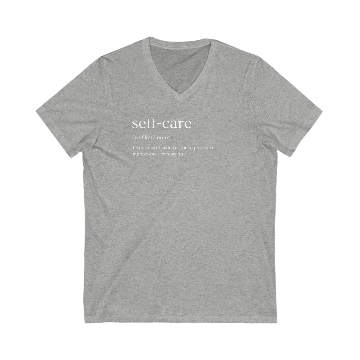 Self-Care V-Neck Tee