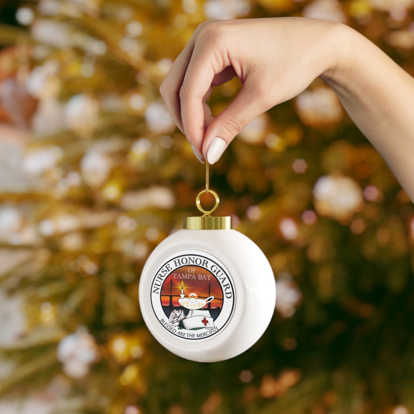 Nurse Honor Guard of Tampa Bay Christmas Ball Ornament