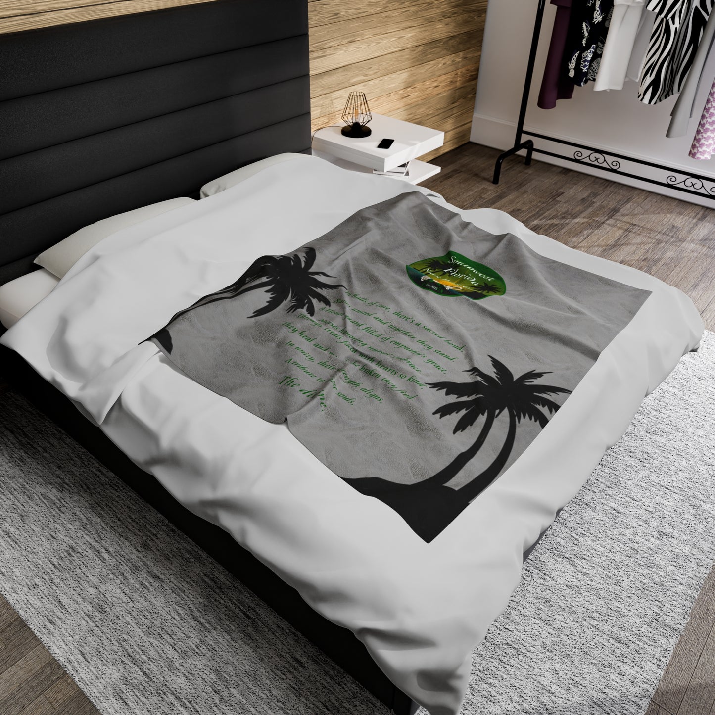 Living Tribute Poem Blanket SWF