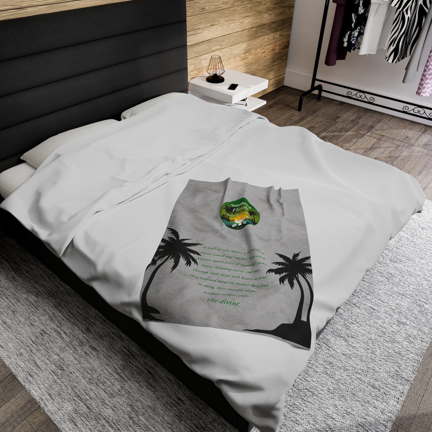 Living Tribute Poem Blanket SWF