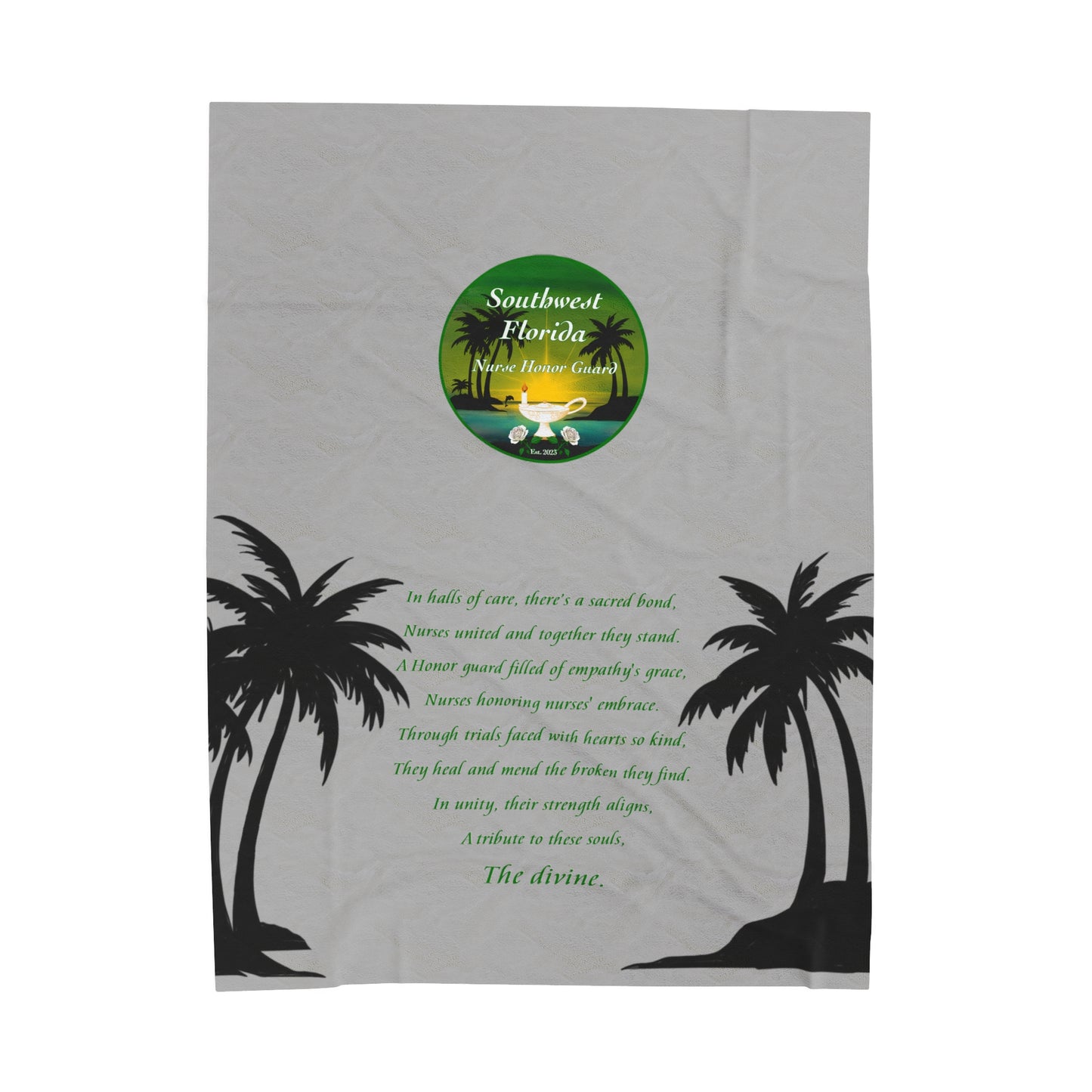 Living Tribute Poem Blanket SWF