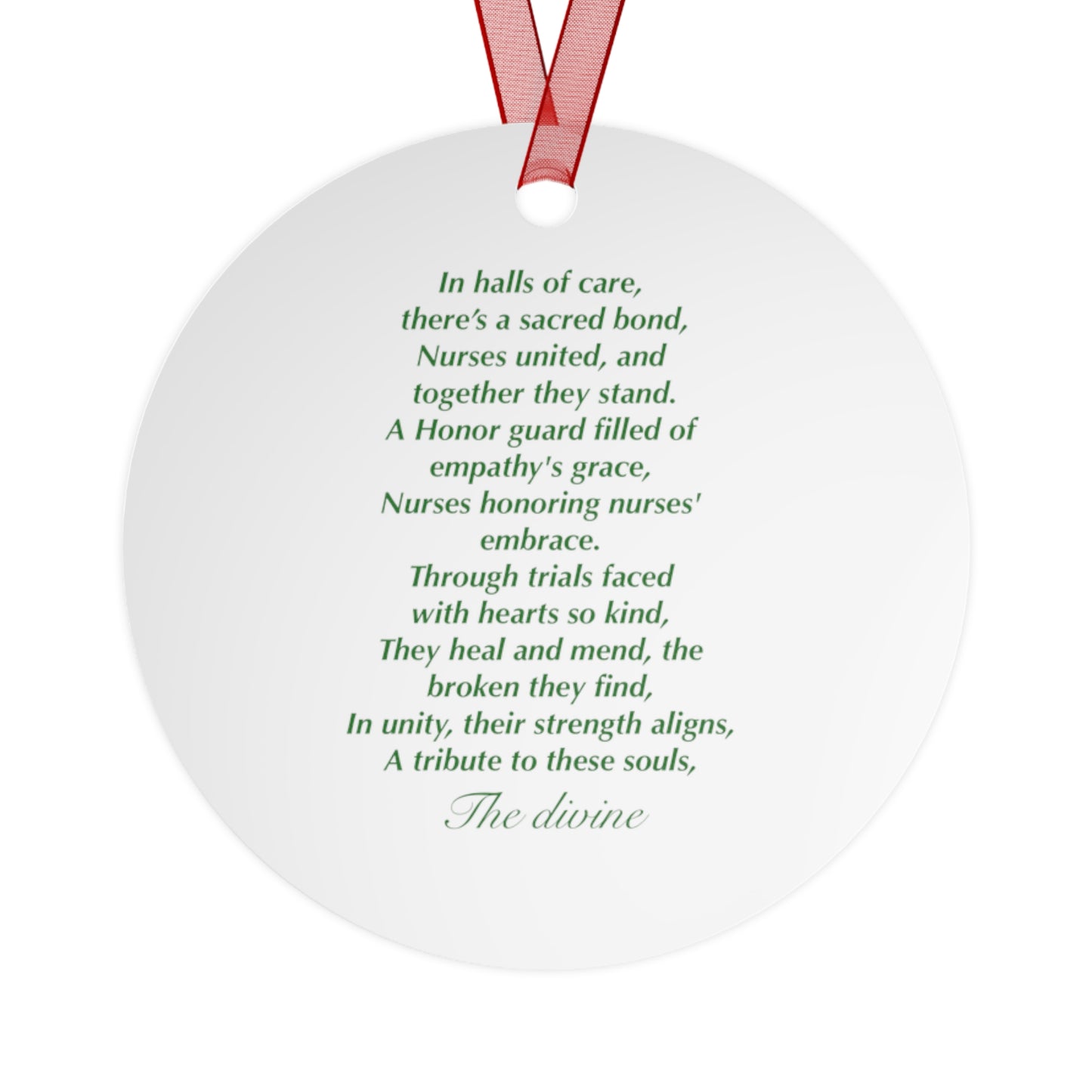 SWF Nurse Honor Guard Ornament