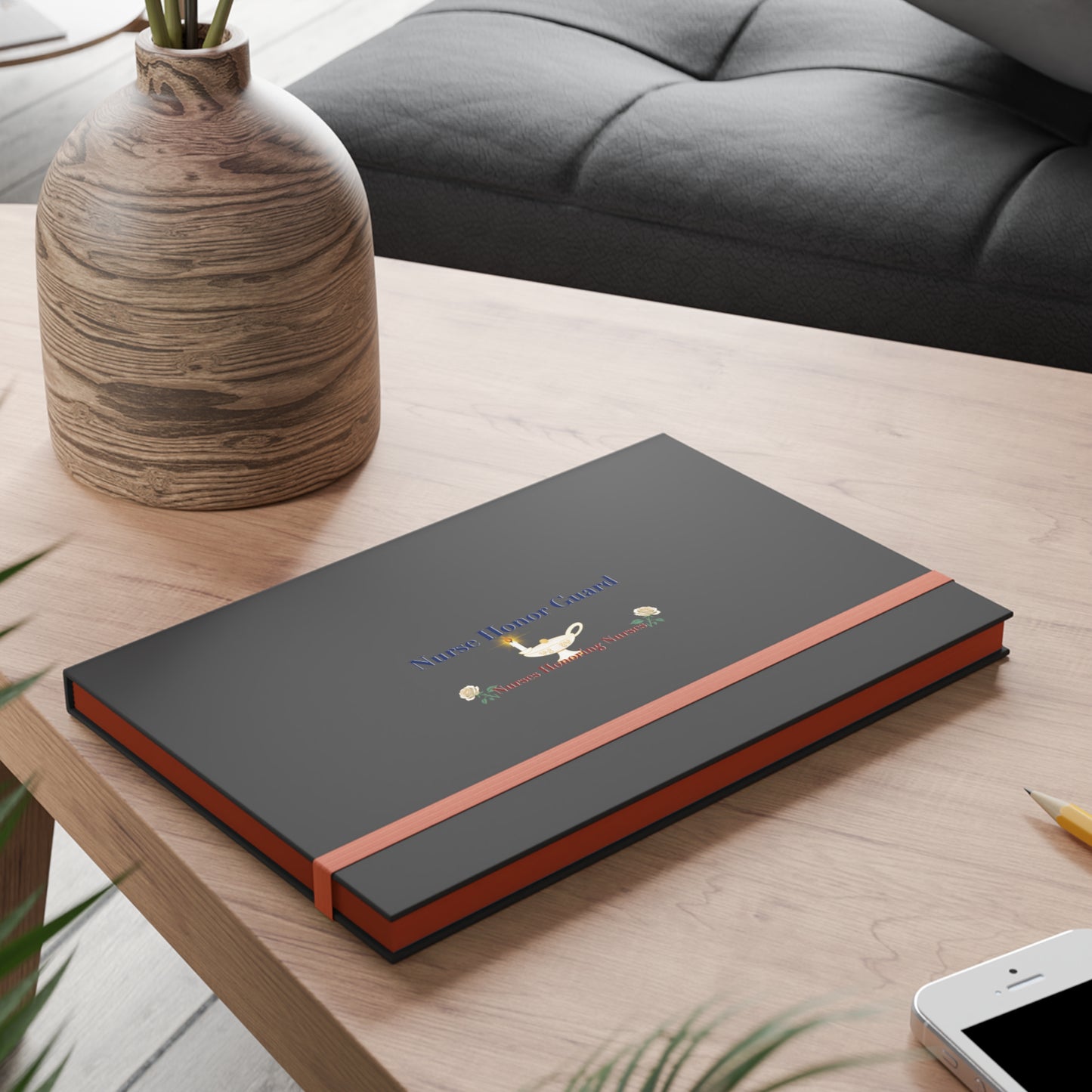 Nurse Honor Guard Notebook - Ruled