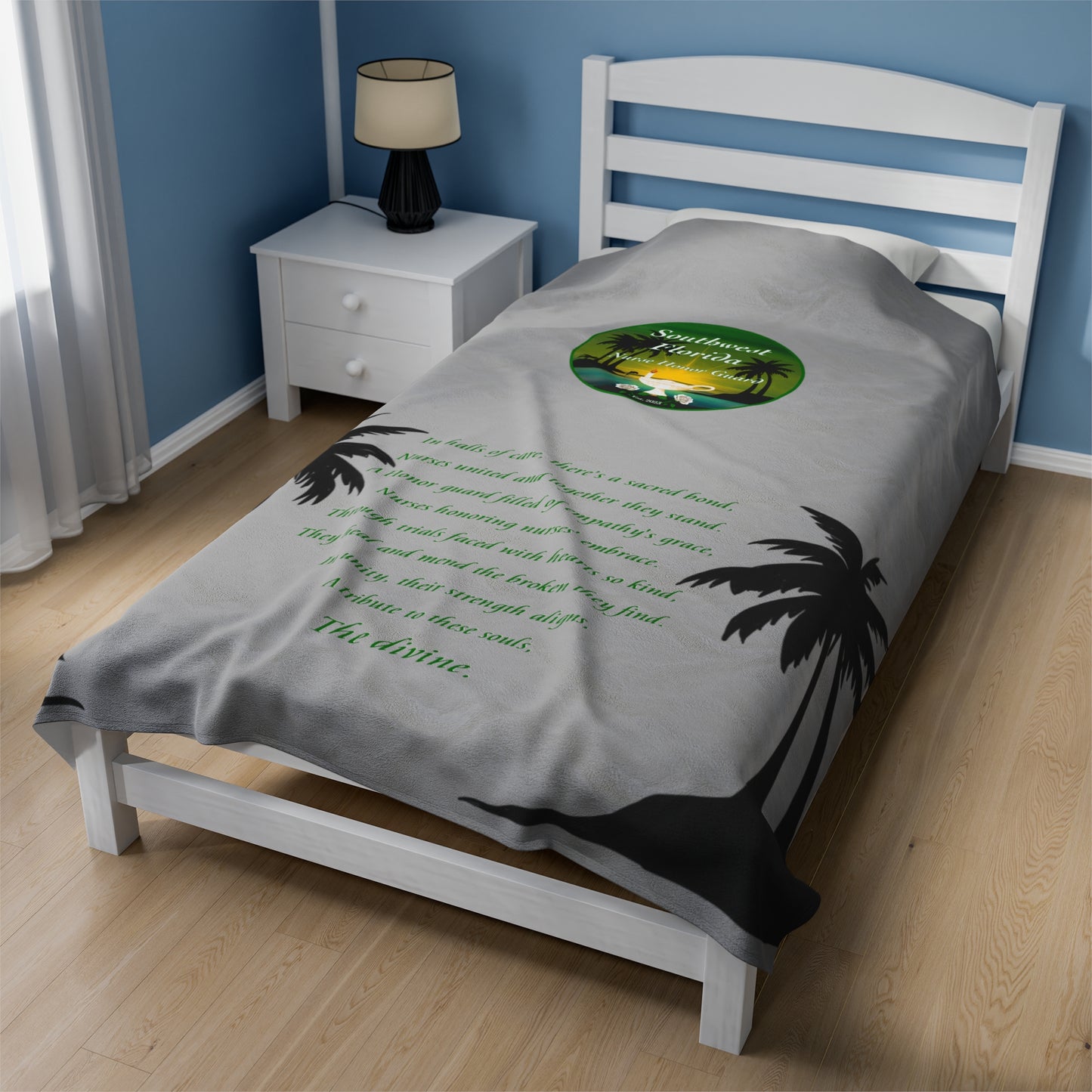 Living Tribute Poem Blanket SWF