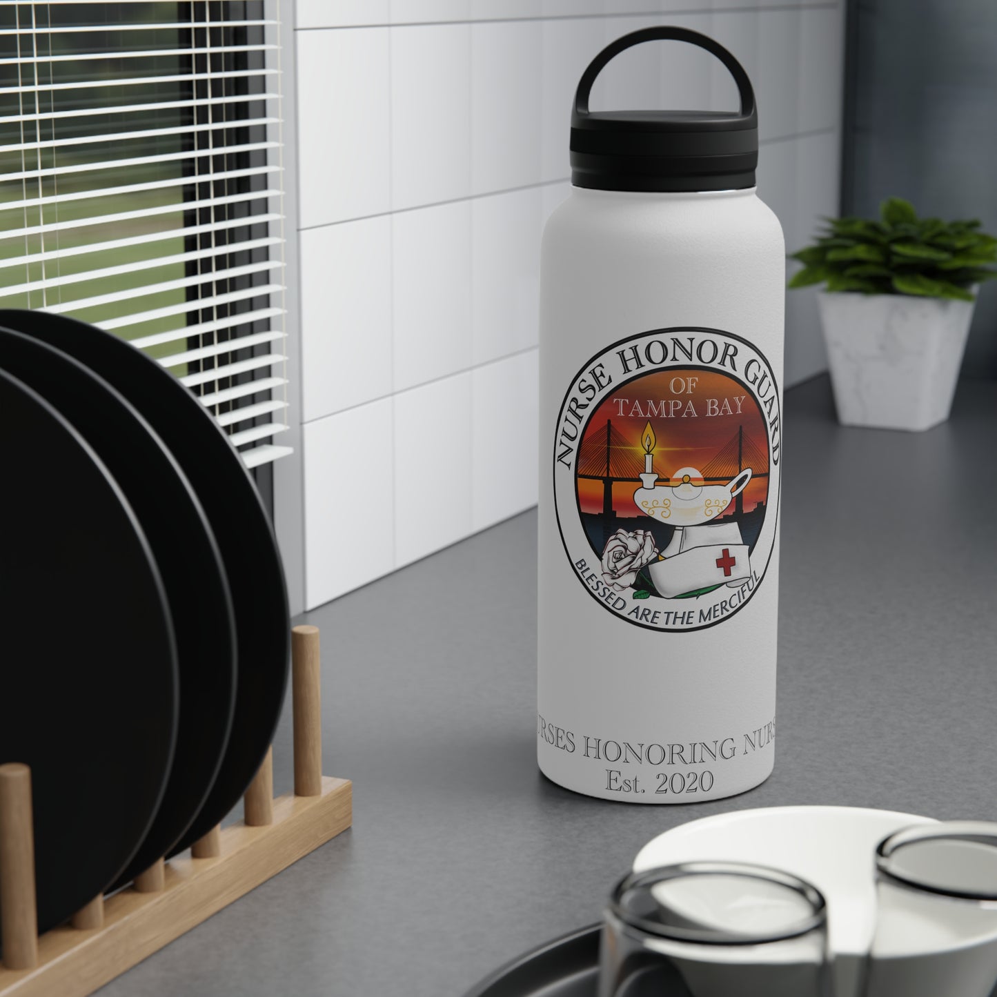 Nurse Honor Guard of Tampa Bay Stainless Steel Water Bottle