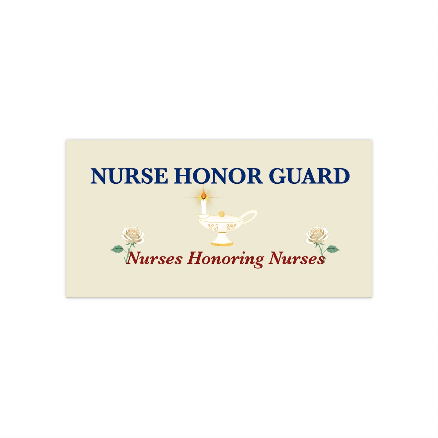 Nurse Honor Guard Bumper Sticker