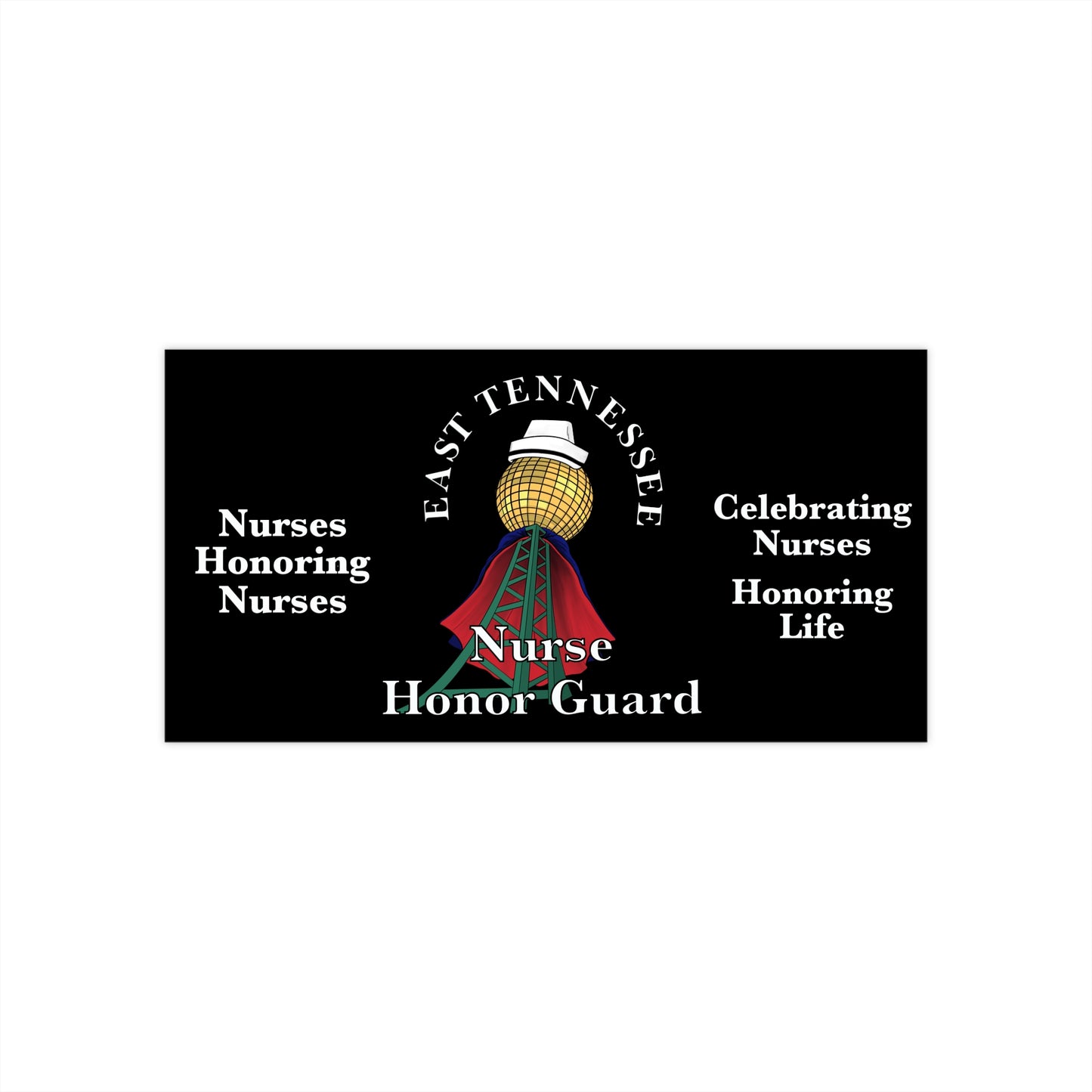 East Tennessee Nurse Honor Guard Bumper Sticker