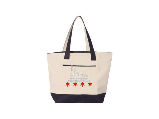 Chicagoland NHG - Canvas Zipper Tote Bag