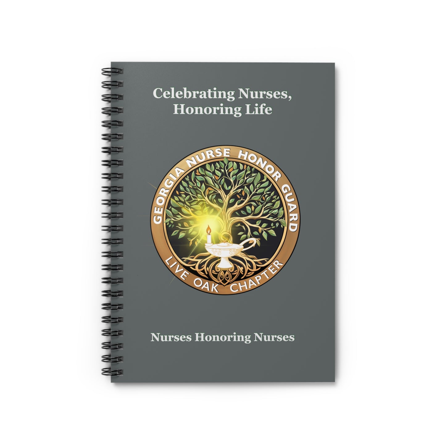 Georgia Nurse Honor Guard Spiral Notebook